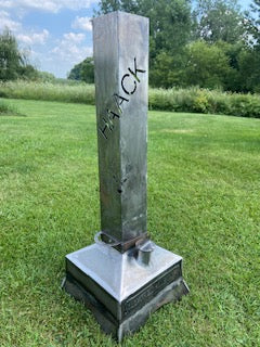 Name with Deer Scene Smudge Pot